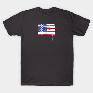 Vintage casette tape with US Flag T-Shirt